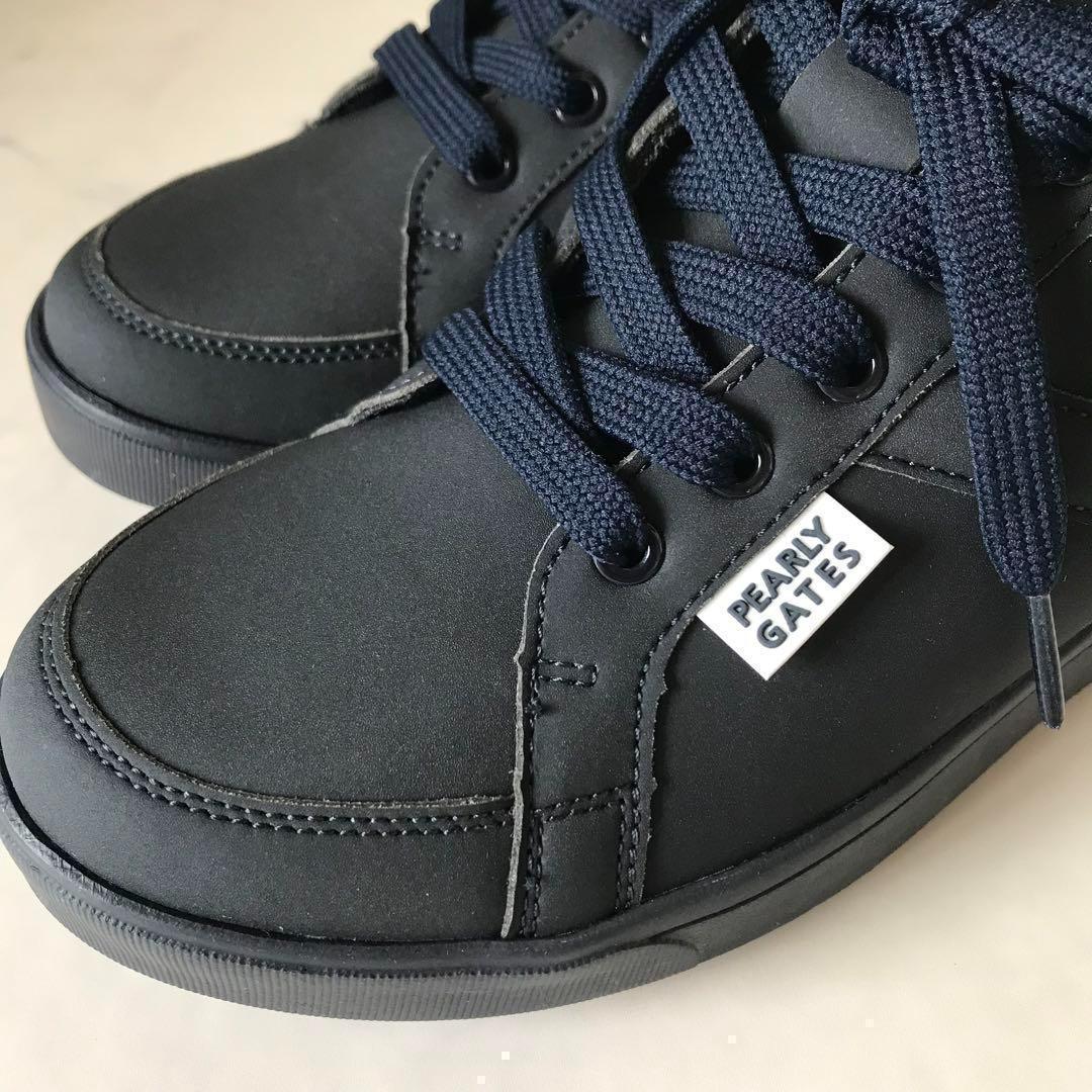 定価35200円【新品】24.5cmパーリーゲイツミドルカットゴルフスパイク紺