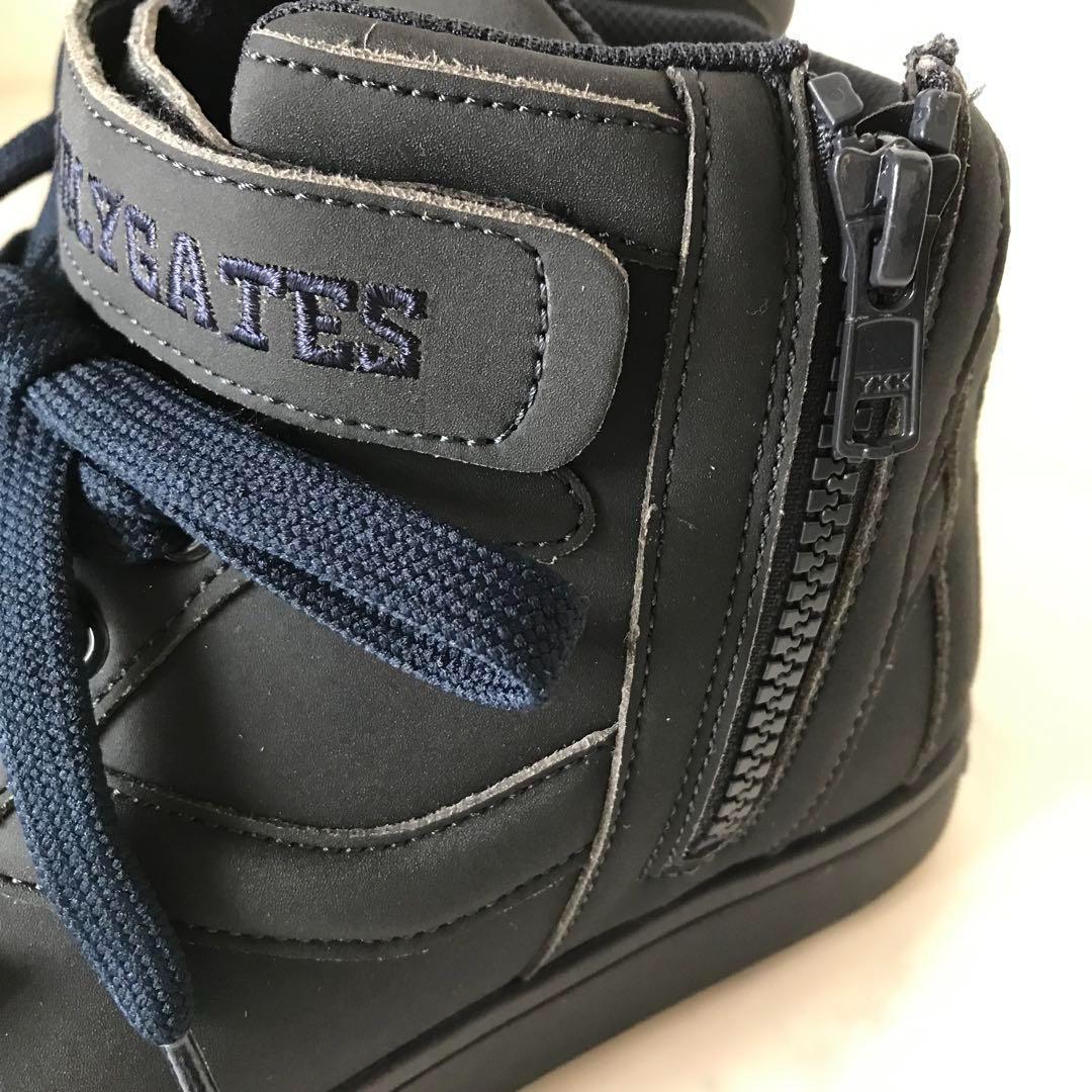 定価35200円【新品】24.5cmパーリーゲイツミドルカットゴルフスパイク紺