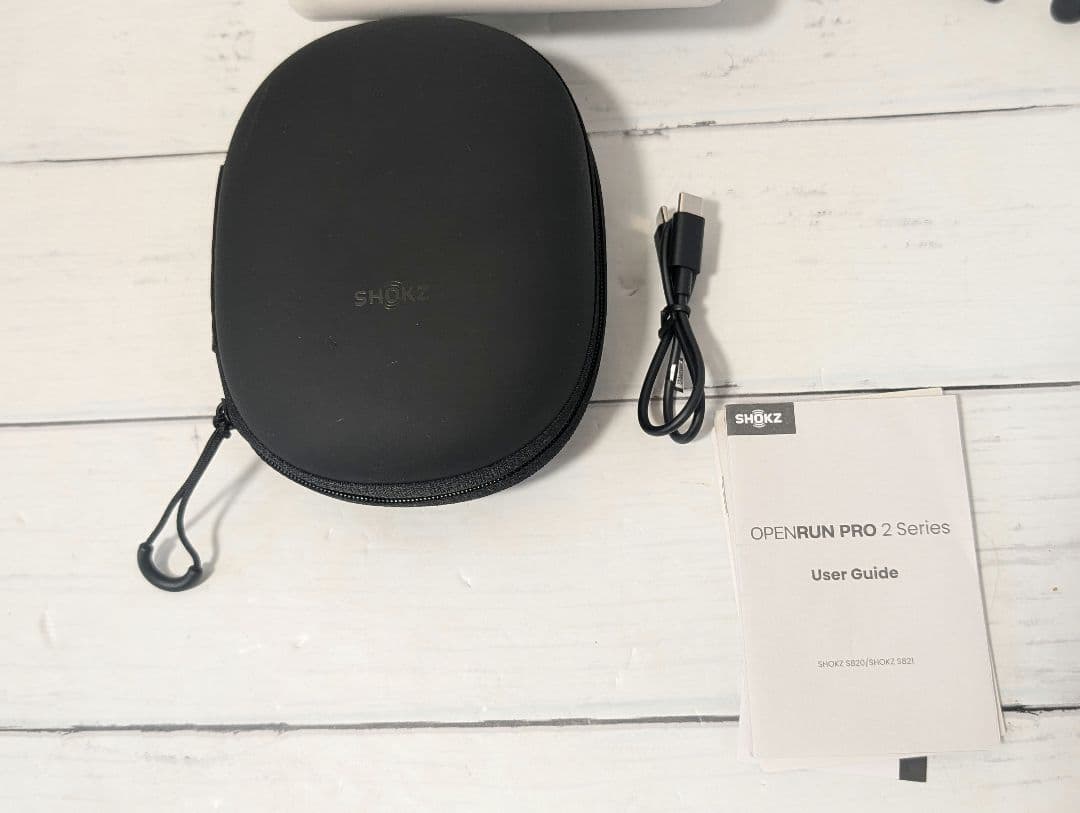 SHOKZ OPENRUN PRO2 骨伝導イヤホン ブラック