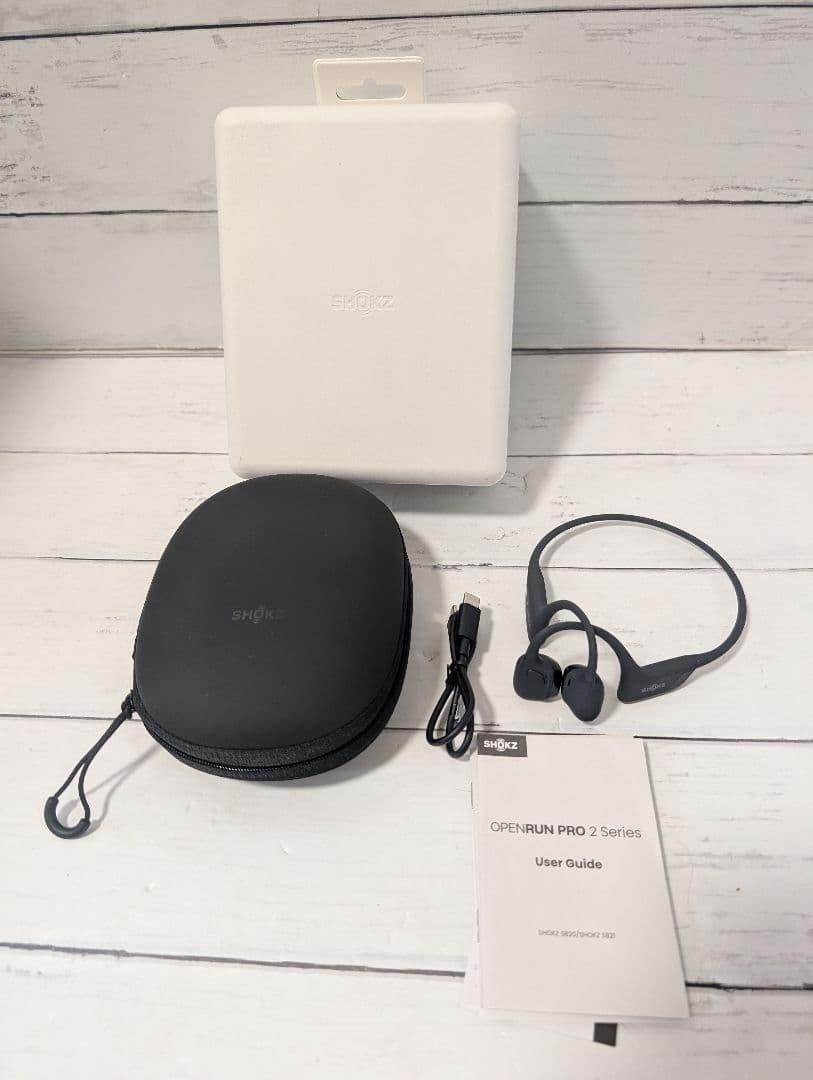 SHOKZ OPENRUN PRO2 骨伝導イヤホン ブラック