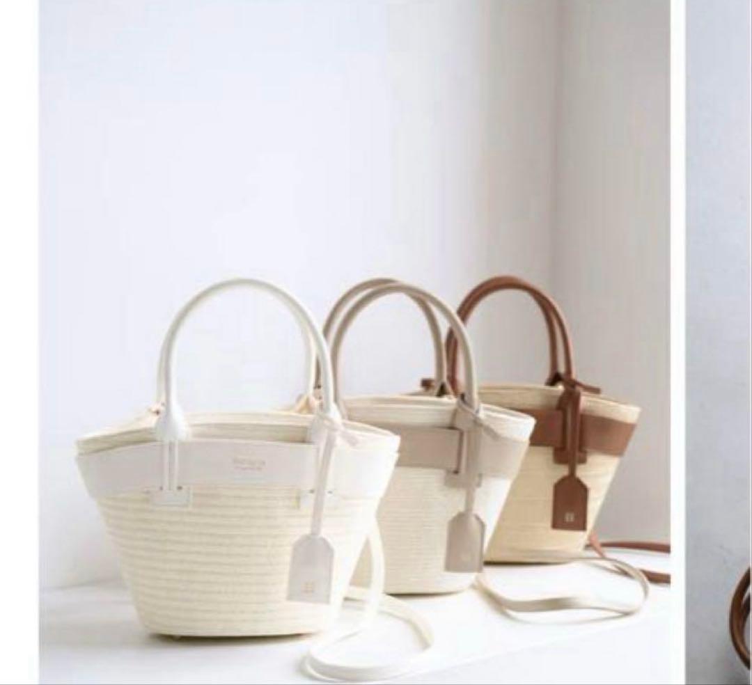 バッグ Herlipto Palma mini tote bag taupe