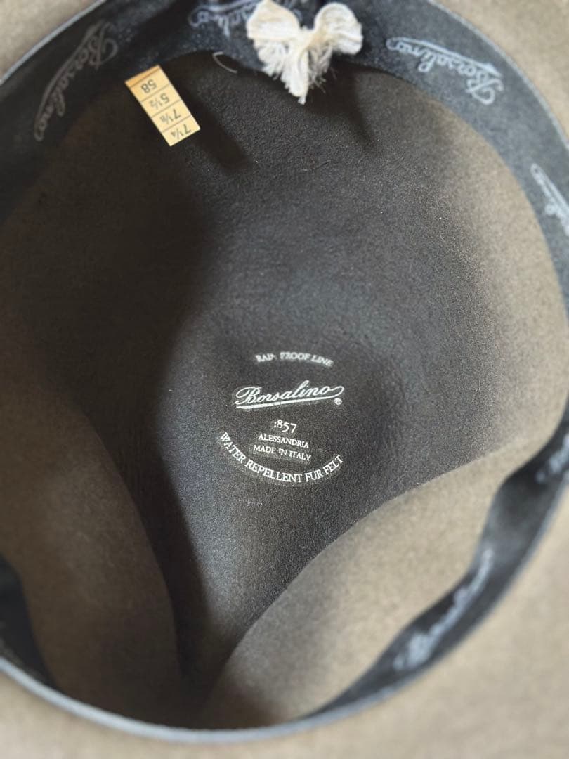 Borsalino ボルサリーノ ウールフェルトハット