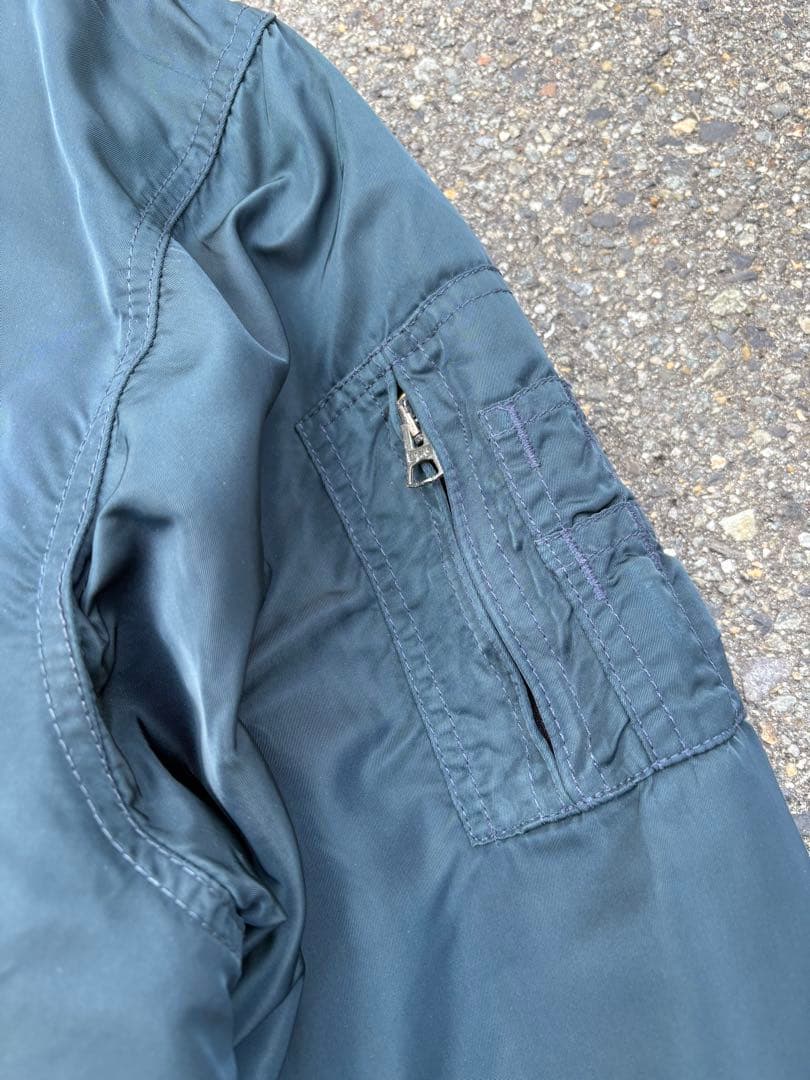 90s Schott CWU-R フライトジャケット ma-1 ダークグリーン