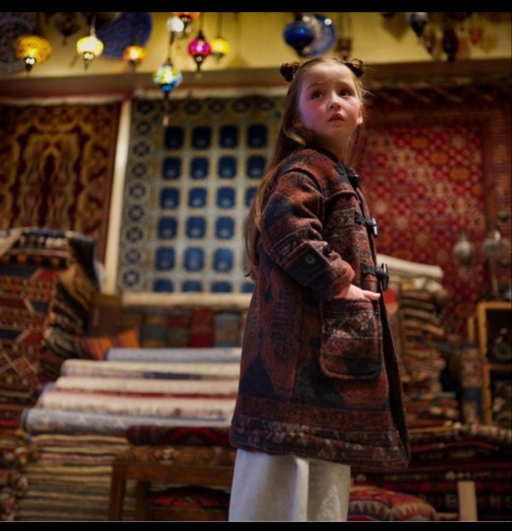 gotohollywood ウールキリムジャガード コート 01(150)