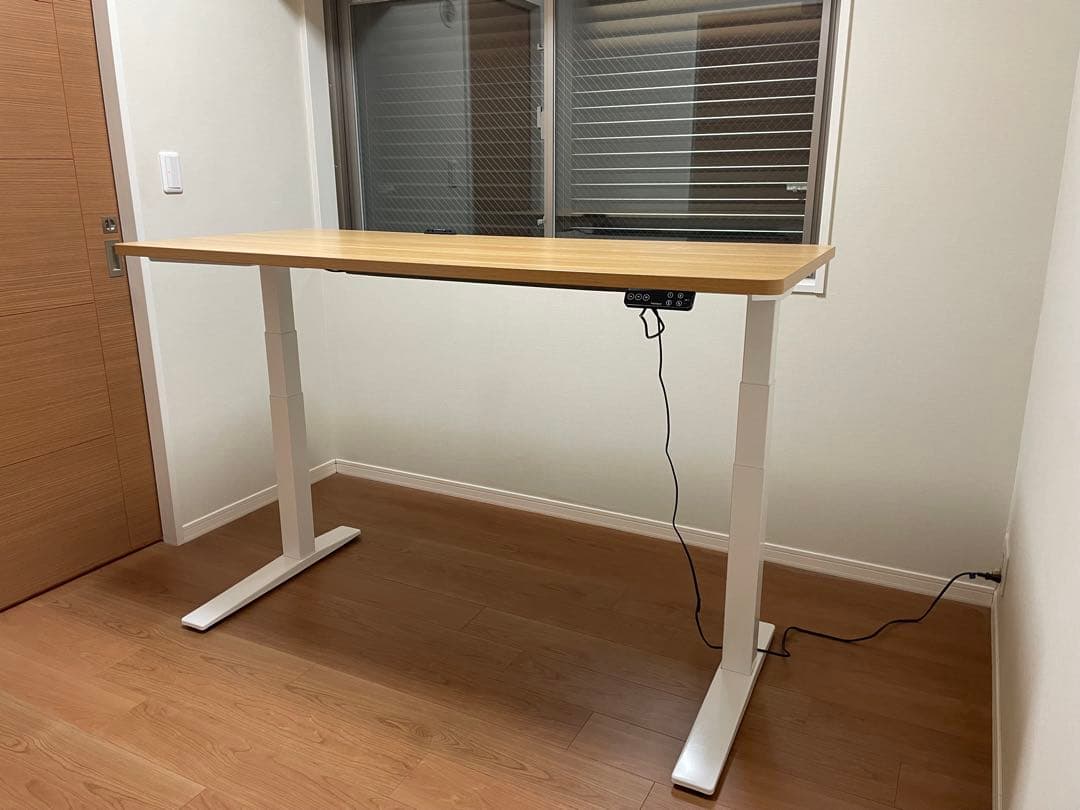 【FlexiSpot】昇降デスク/E7H・メラミン化粧板