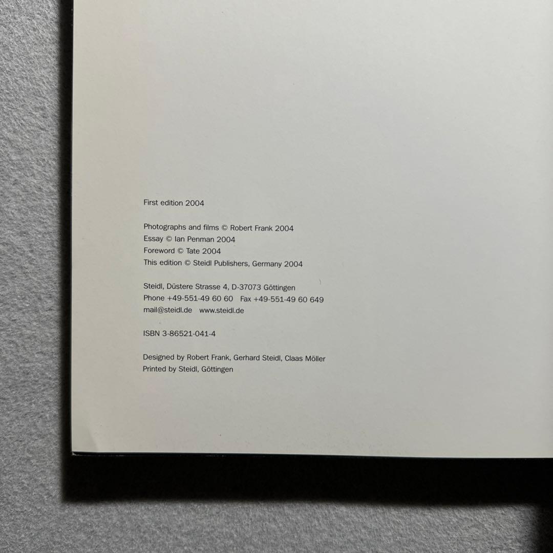 Robert Frank ロバート・フランク Storylines 初版 写真集