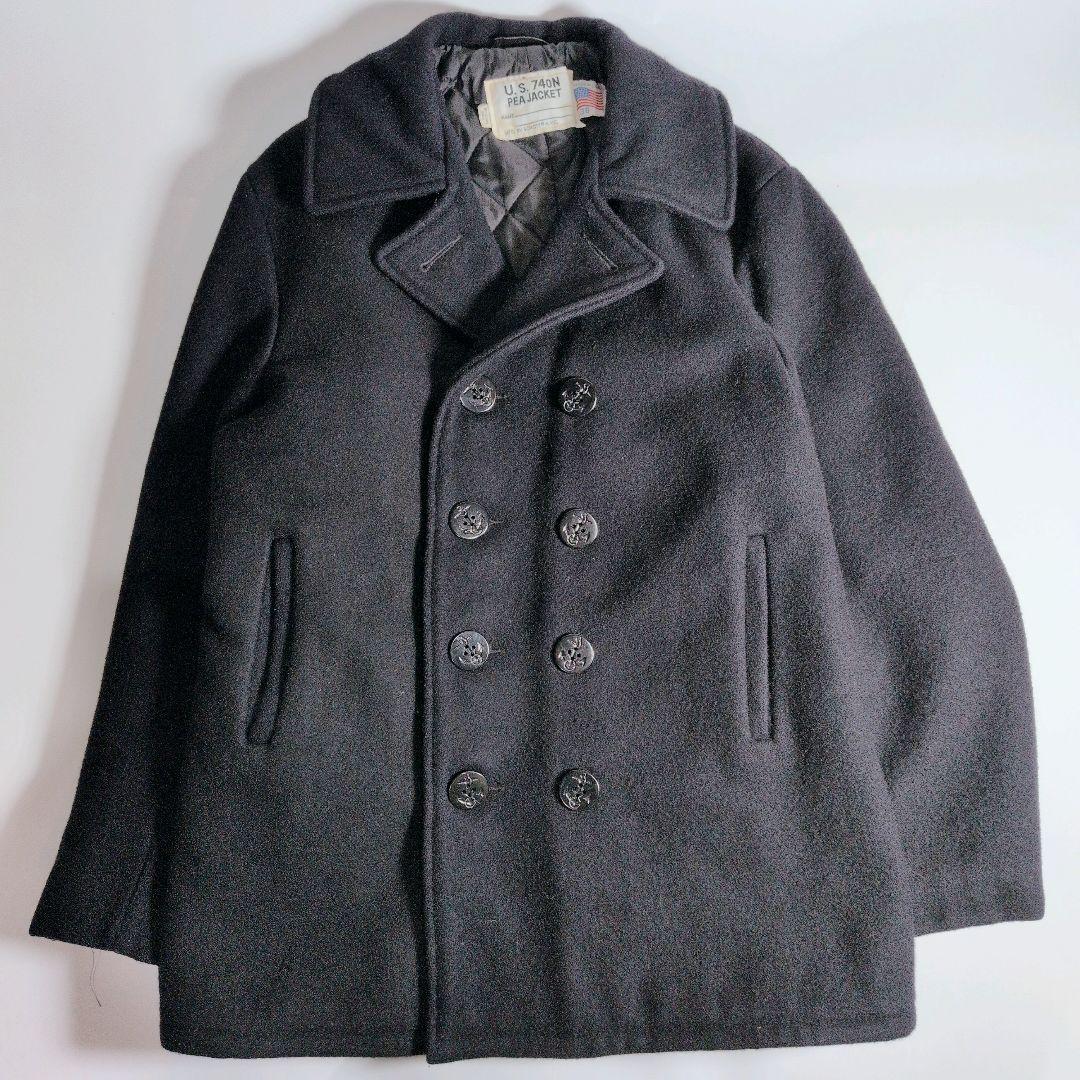 【美品】Schott 740N PEA JACKET USA製 Pコート 38