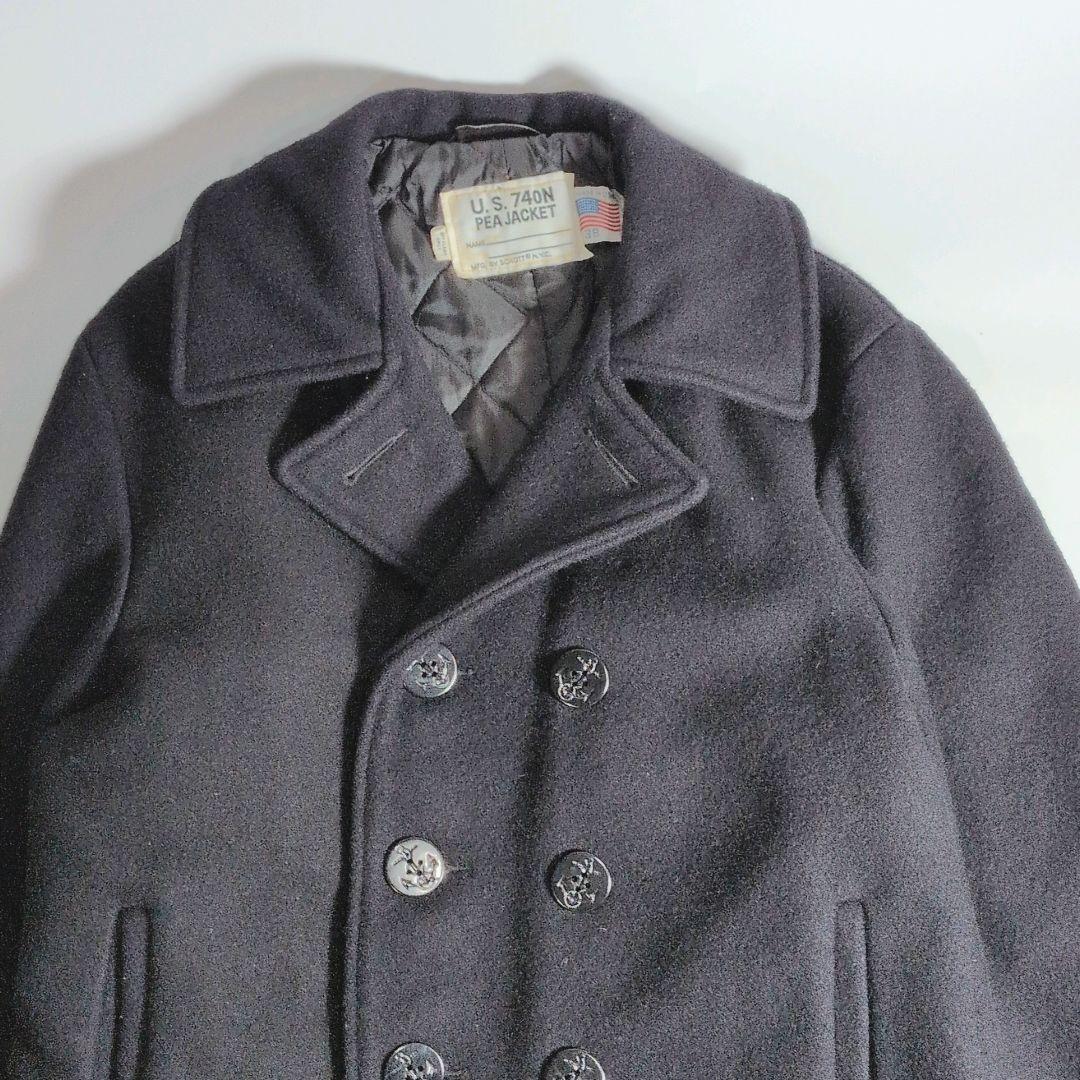 【美品】Schott 740N PEA JACKET USA製 Pコート 38