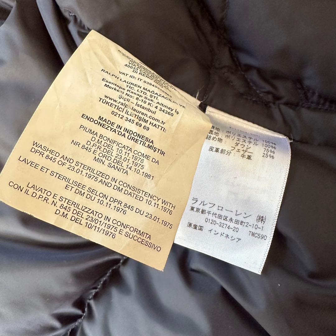 POLO RALPH LAUREN ダウンベスト パーカー ネイビー