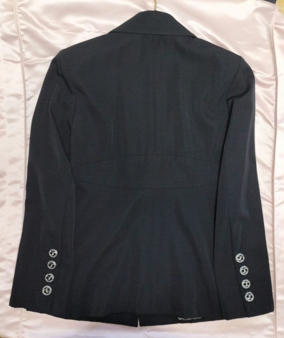 CHANEL 38(M)テーラードジャケット CCロゴボタン
