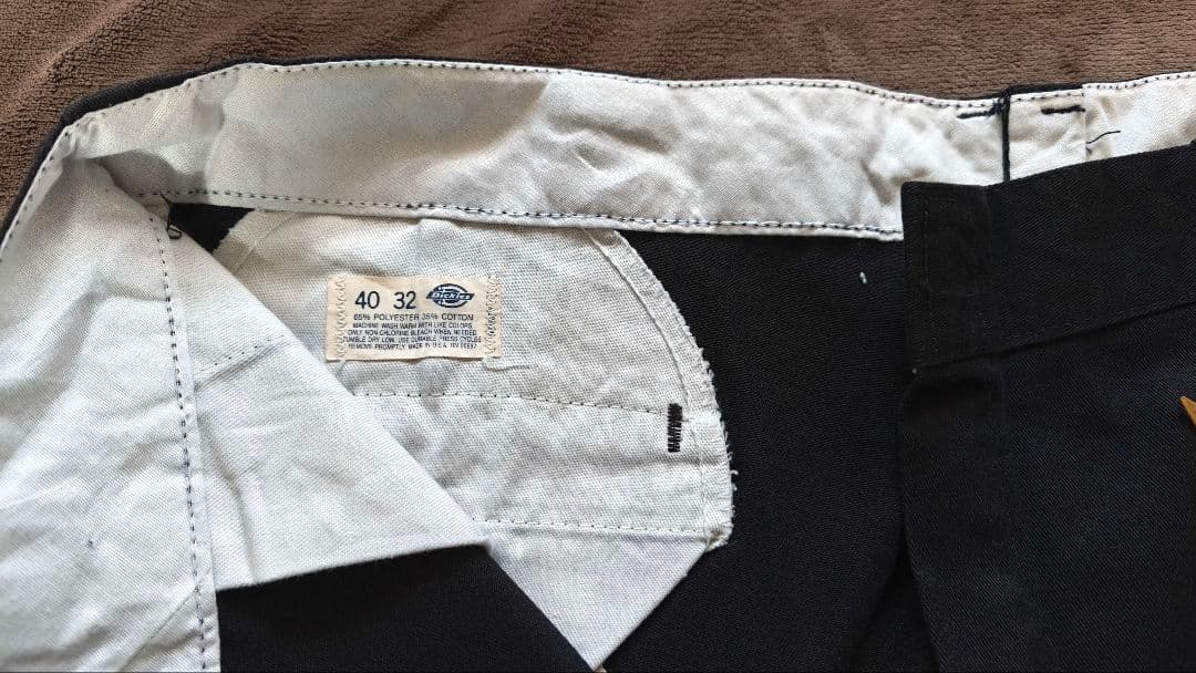 Dickies 874 ブラック USA製 チビタグ 80s ビンテージ 30