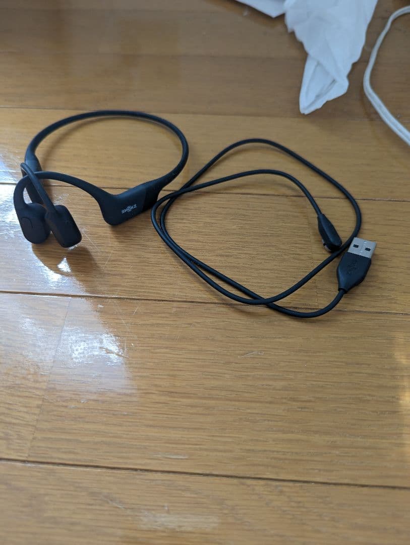 急速充電 Shokz【旧AfterShokz】 OpenRun 骨伝導イヤホン