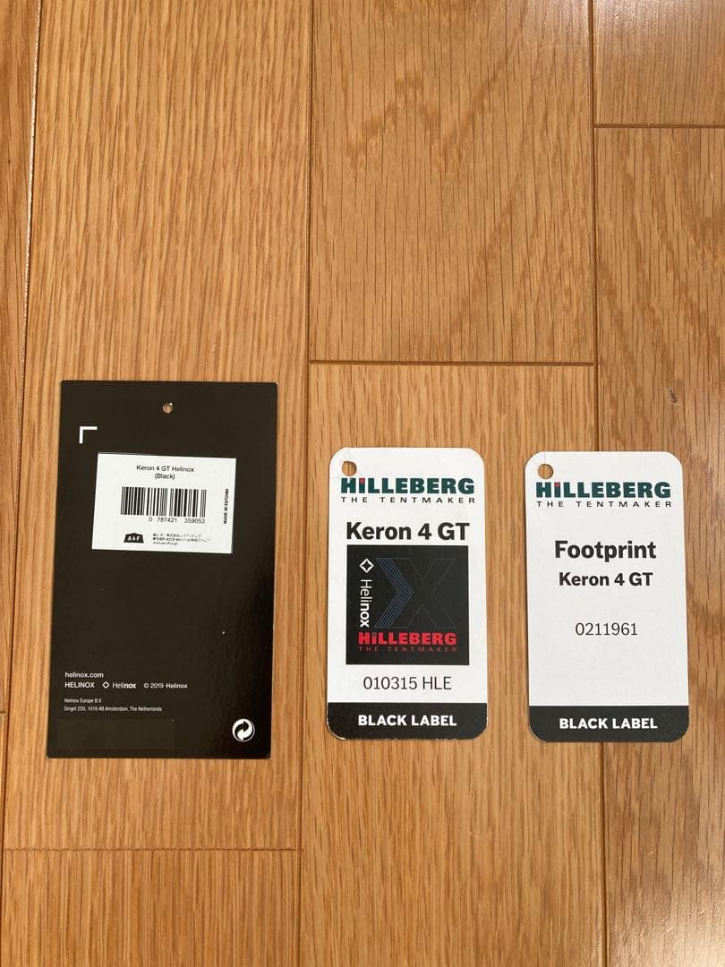 HILLEBERG×Helinox Keron4 GT（純正フットプリント付）