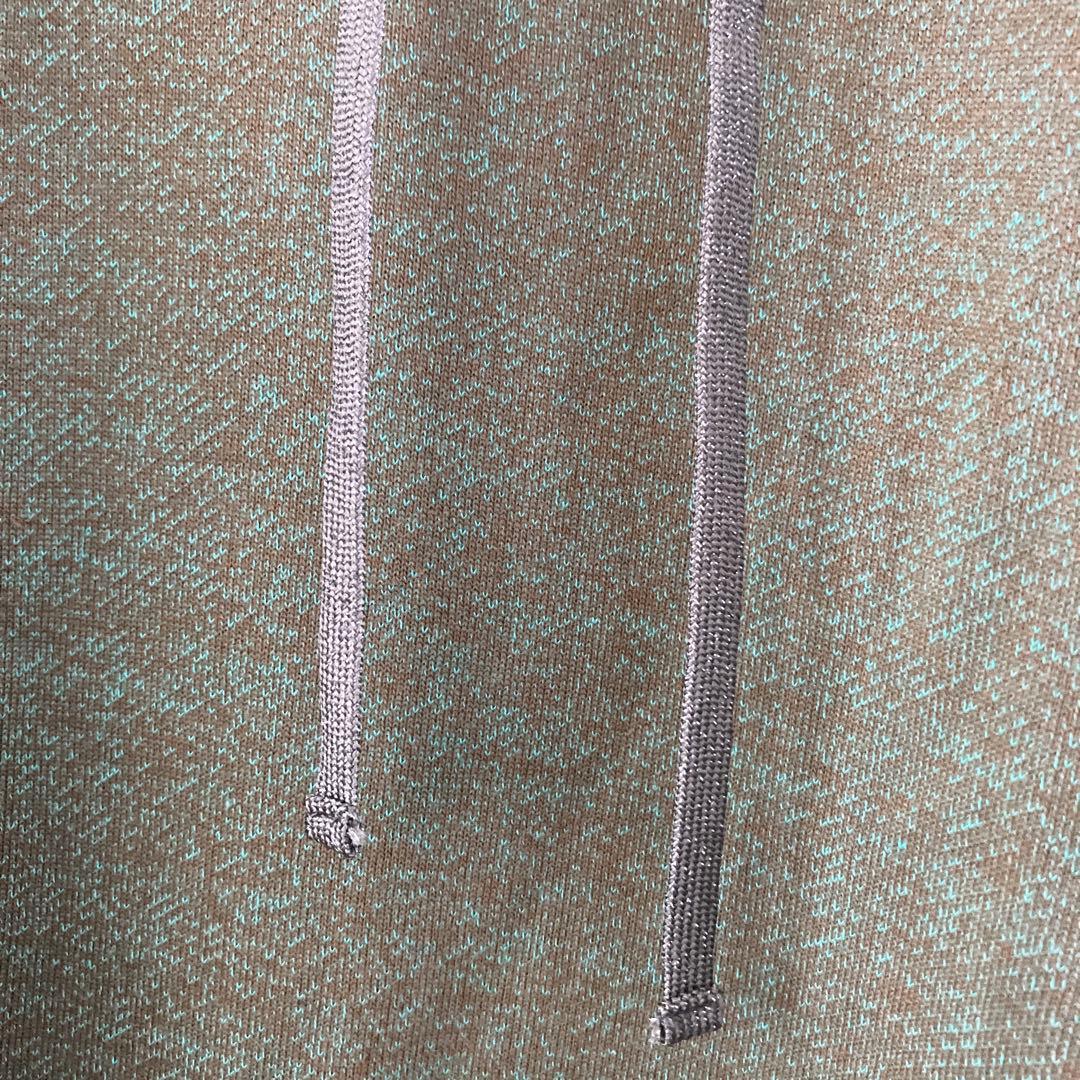 美品キューブキューブcubecubeセンソユニコグリーンスウェットチュニック38