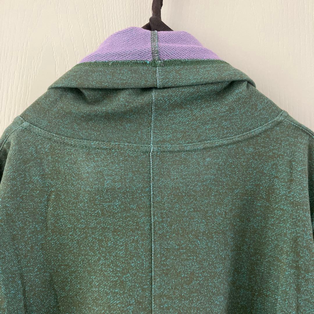 美品キューブキューブcubecubeセンソユニコグリーンスウェットチュニック38