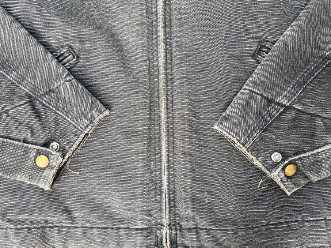 美フェード 90s USA carhartt デトロイトジャケット JB105