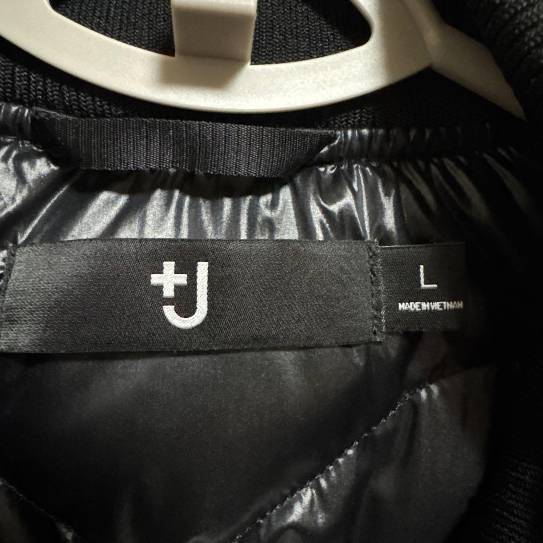 ユニクロ UNIQLO +J ハイブリッドダウンオーバーサイズMA-1 ブラック