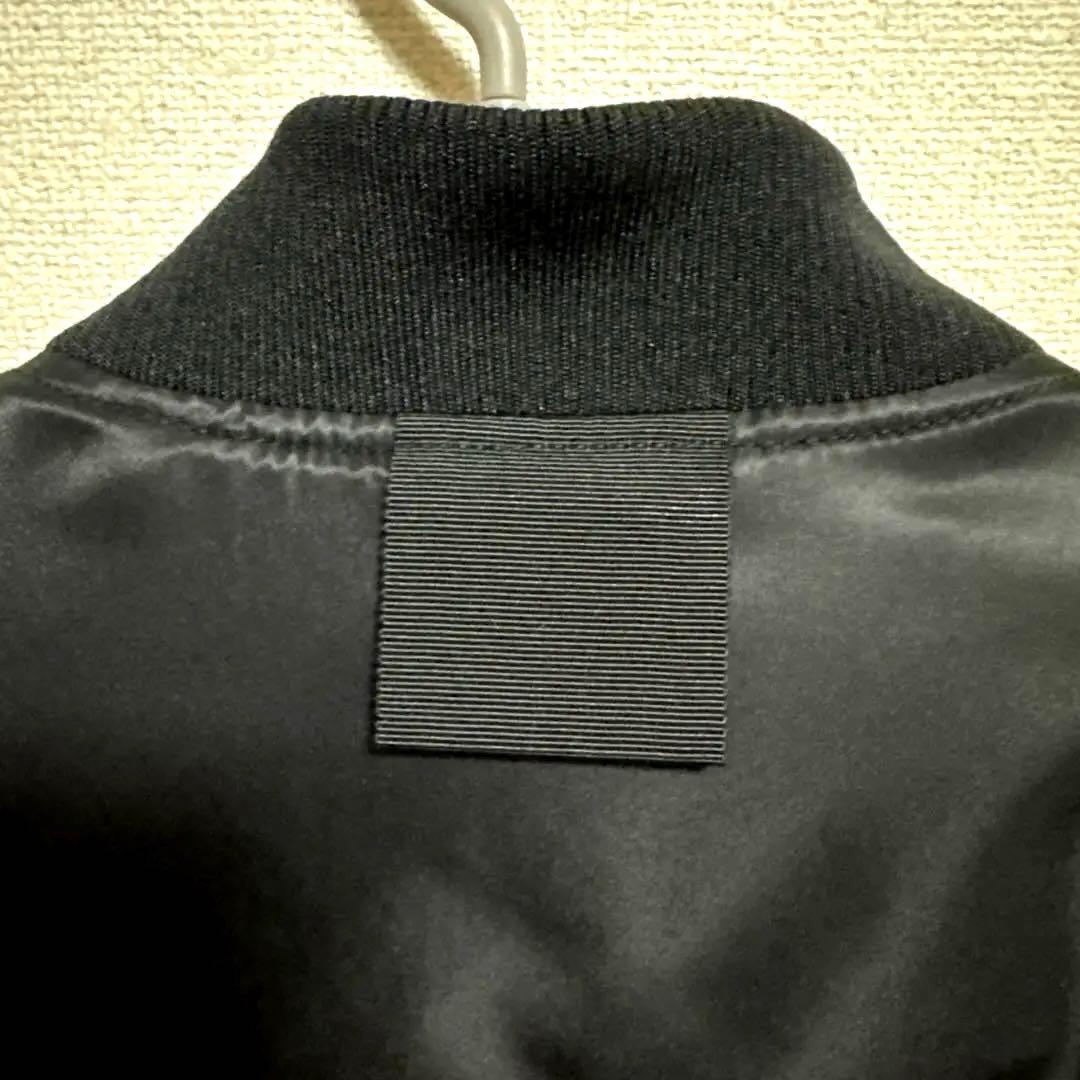 ユニクロ UNIQLO +J ハイブリッドダウンオーバーサイズMA-1 ブラック