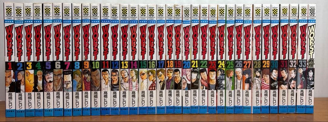 【全巻2セット】 クローズ全26巻　ワースト全33巻 関連本6冊　計65冊　漫画