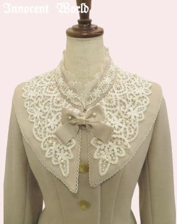 Innocent World ブロンシュウールハーフコート Lサイズ