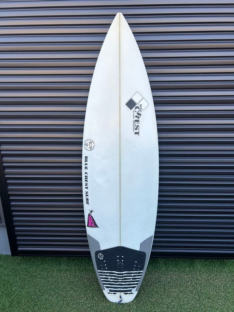 セレンディピティサーフボード5.8 別注ブランドBLUE CREST SURF