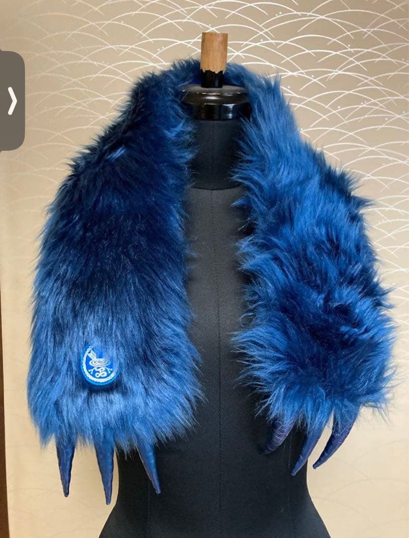 卓矢エンジェル　モノノケマフラー　ブルー