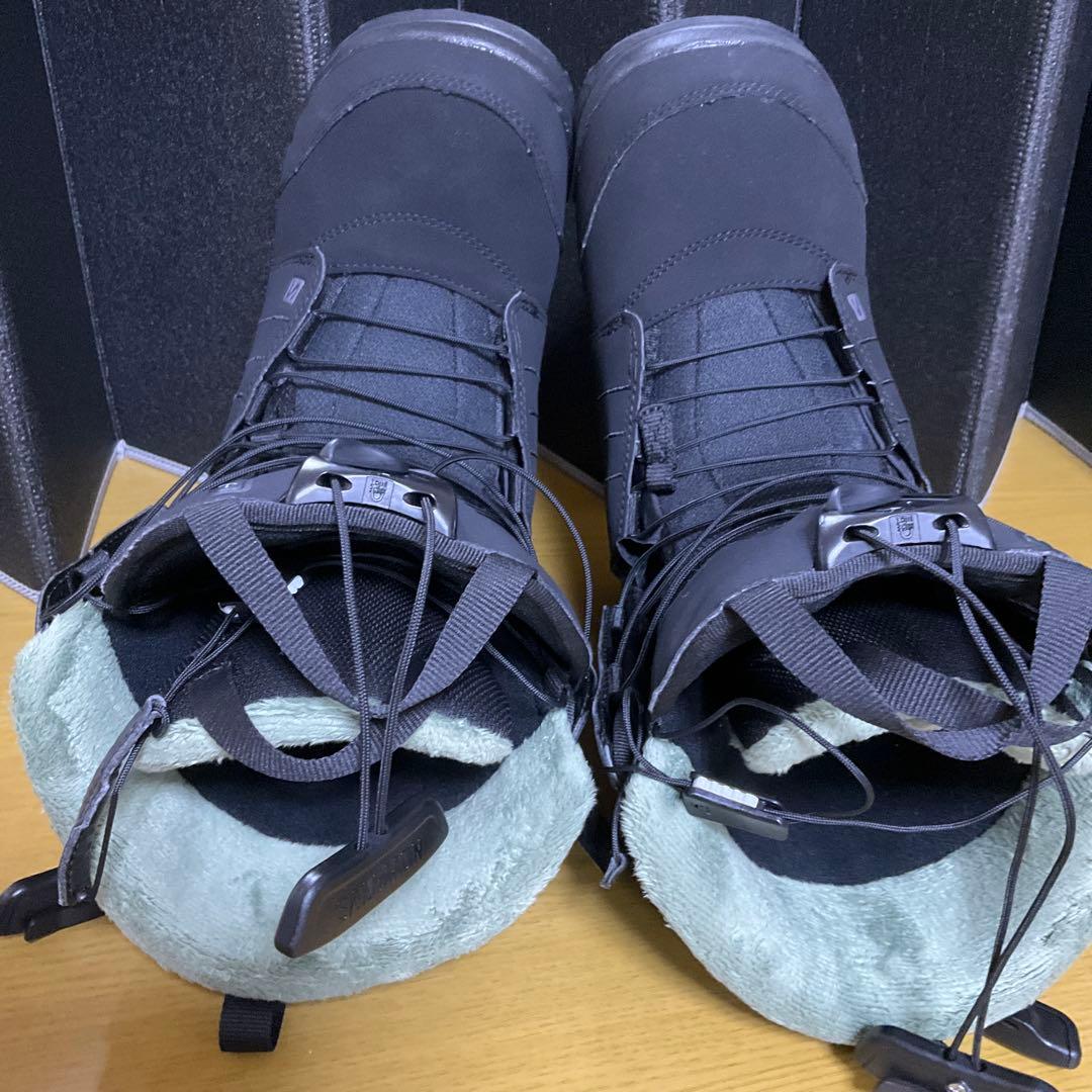 週末値下げ　SALOMON スノーボードブーツ ブラック　レディース　24cm