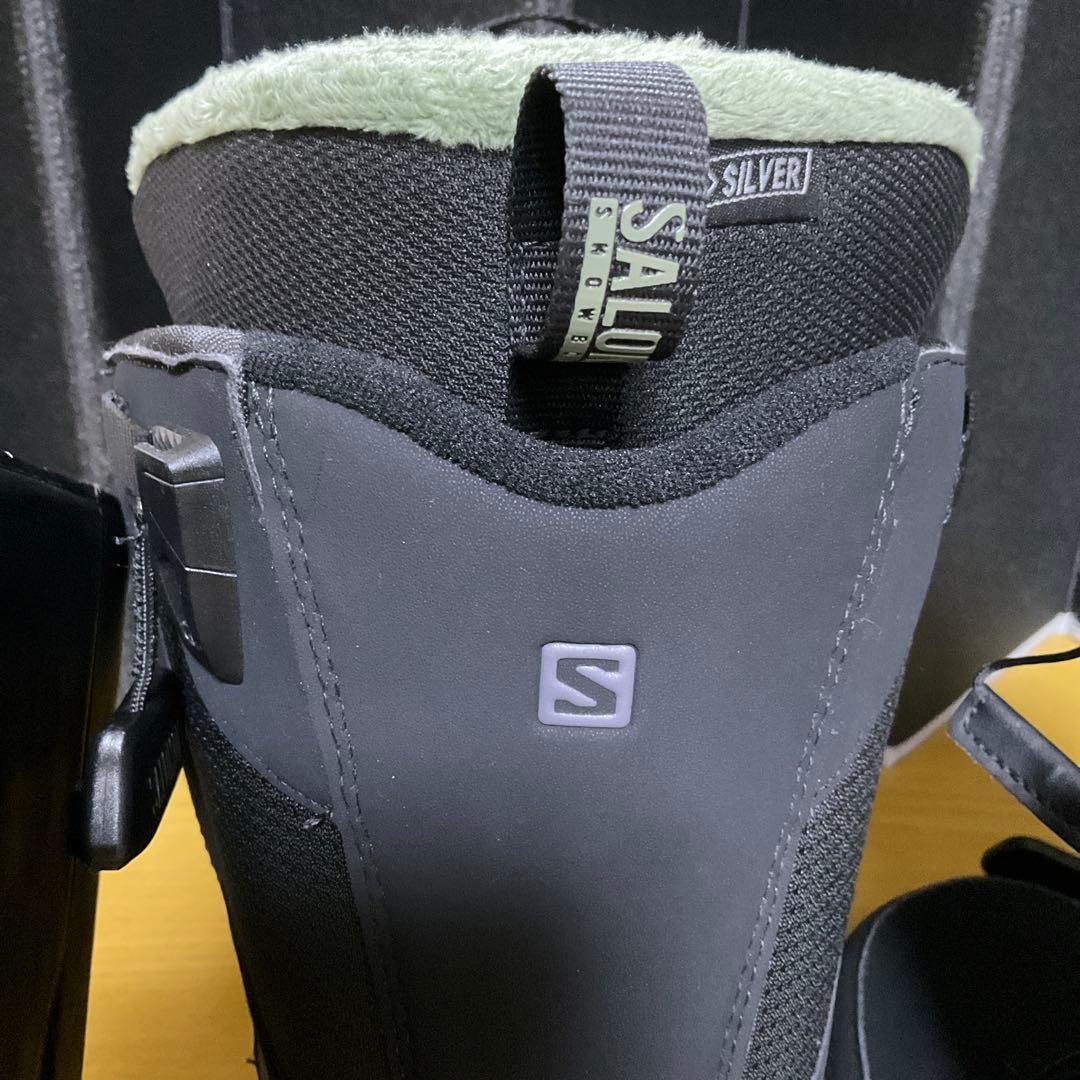 週末値下げ　SALOMON スノーボードブーツ ブラック　レディース　24cm