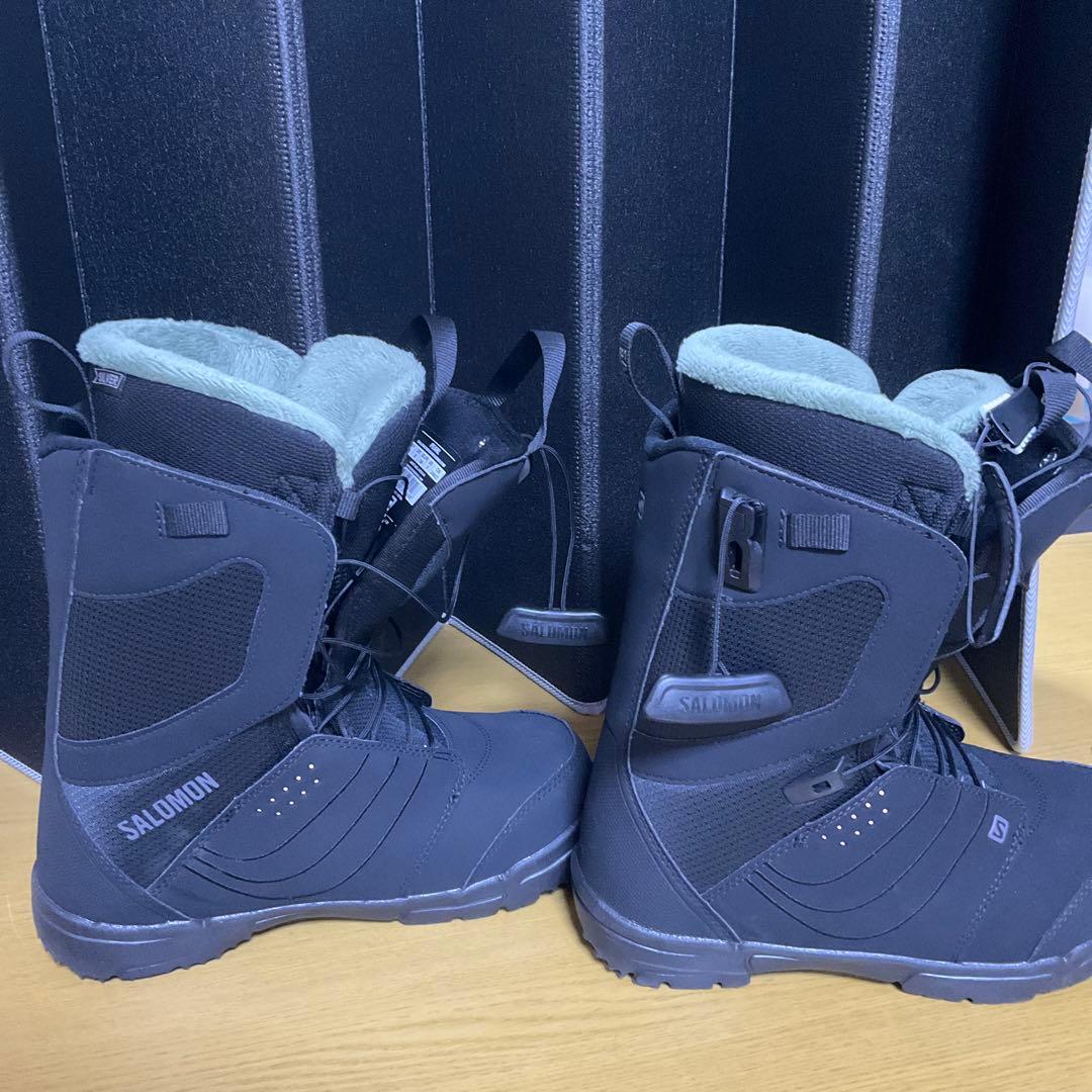 週末値下げ　SALOMON スノーボードブーツ ブラック　レディース　24cm