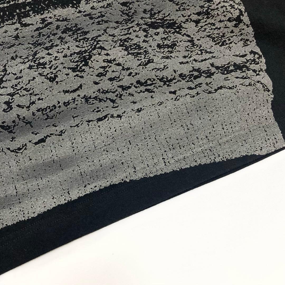 Y's FLAKE PATTERN LONG SLEEVE T 黒2