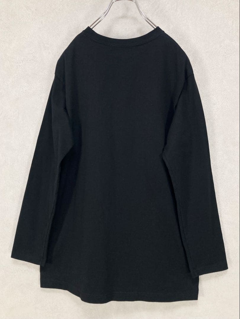 Y's FLAKE PATTERN LONG SLEEVE T 黒2