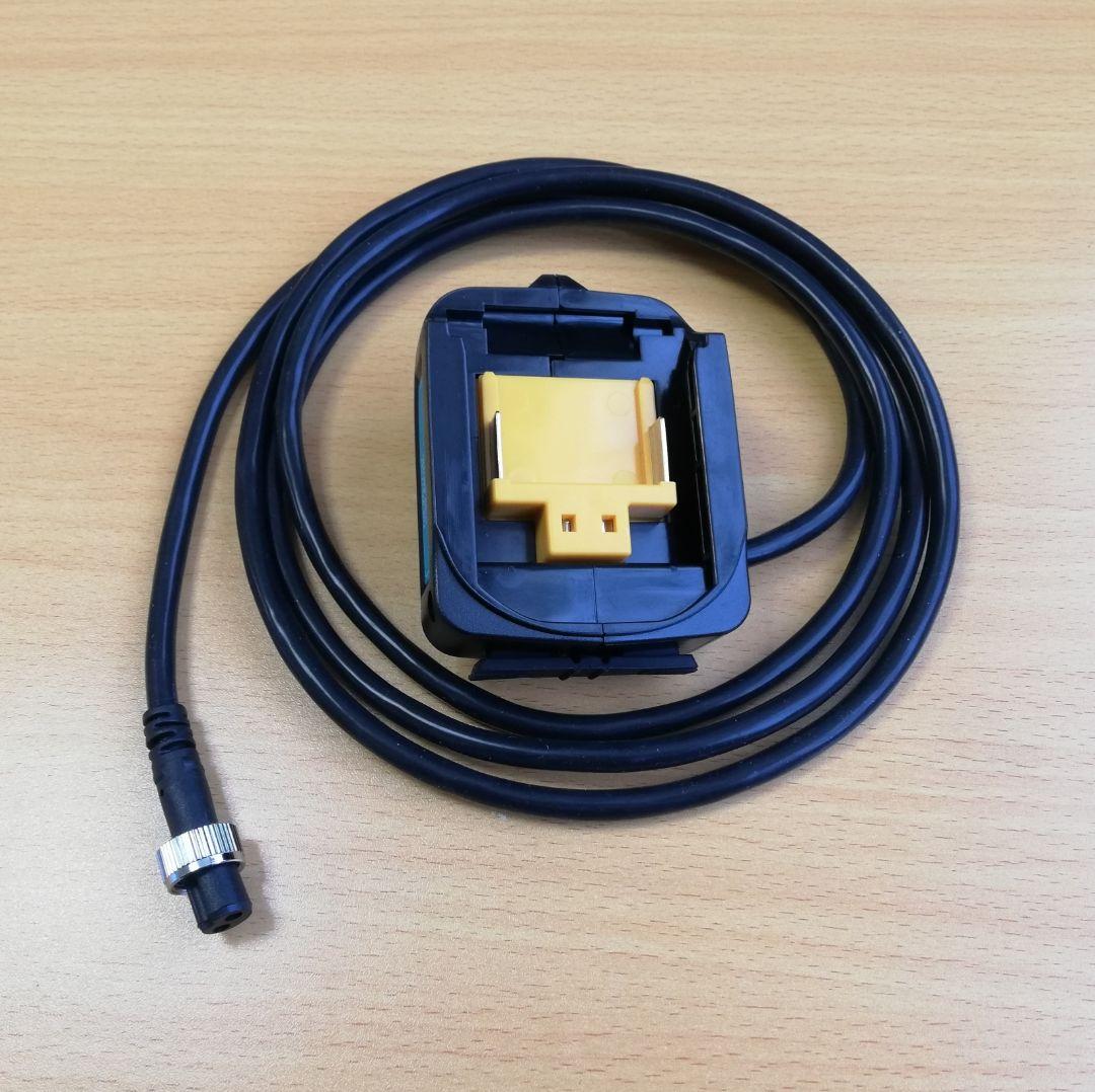 【2個セット】高耐久ブラック ダイワ シマノ 電動リールコード マキタバッテリー