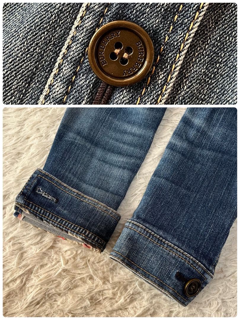 【美品】バーバリーロンドン　デニム　ジャケット　Gジャン