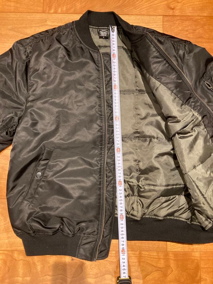 ランクル60 MA-1 L 黒　フライトジャケット　ミリタリージャケット