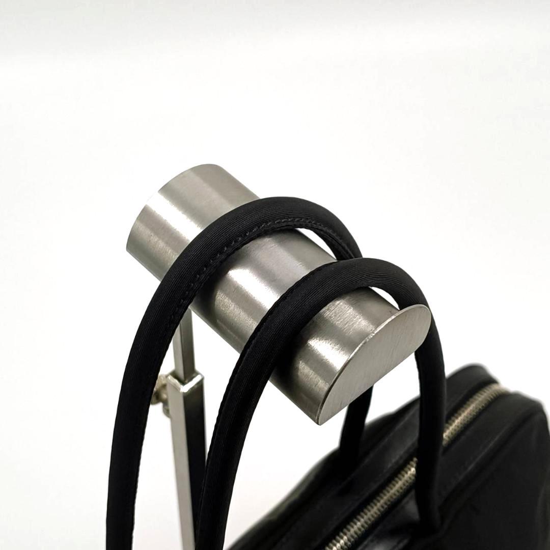 極希少✨ギャラ付 プラダ 南京錠 トートバッグ 三角ロゴ ナイロン 革 黒 タグ