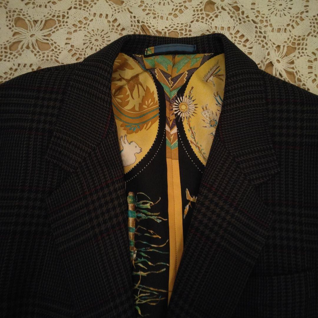 TAYLOR & LODGE ヴィクトリアカシミヤ ジャケット特注品裏地エルメス