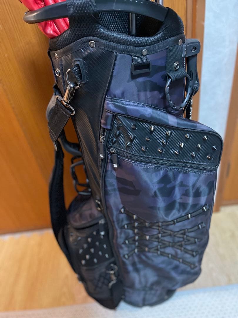 Anew golfブラック・迷彩 ゴルフバッグ・キャディバッグ