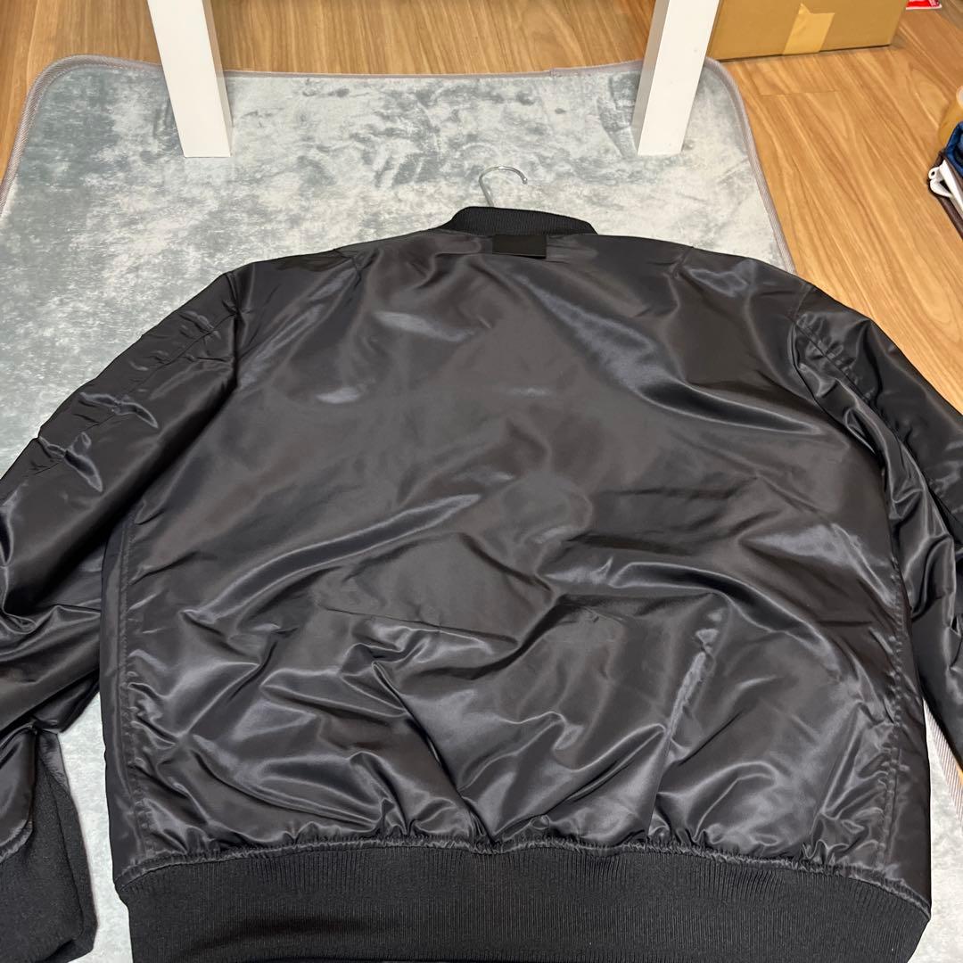 UNIQLO +j ハイブリッドオーバーサイズMA-1ブルゾン/black