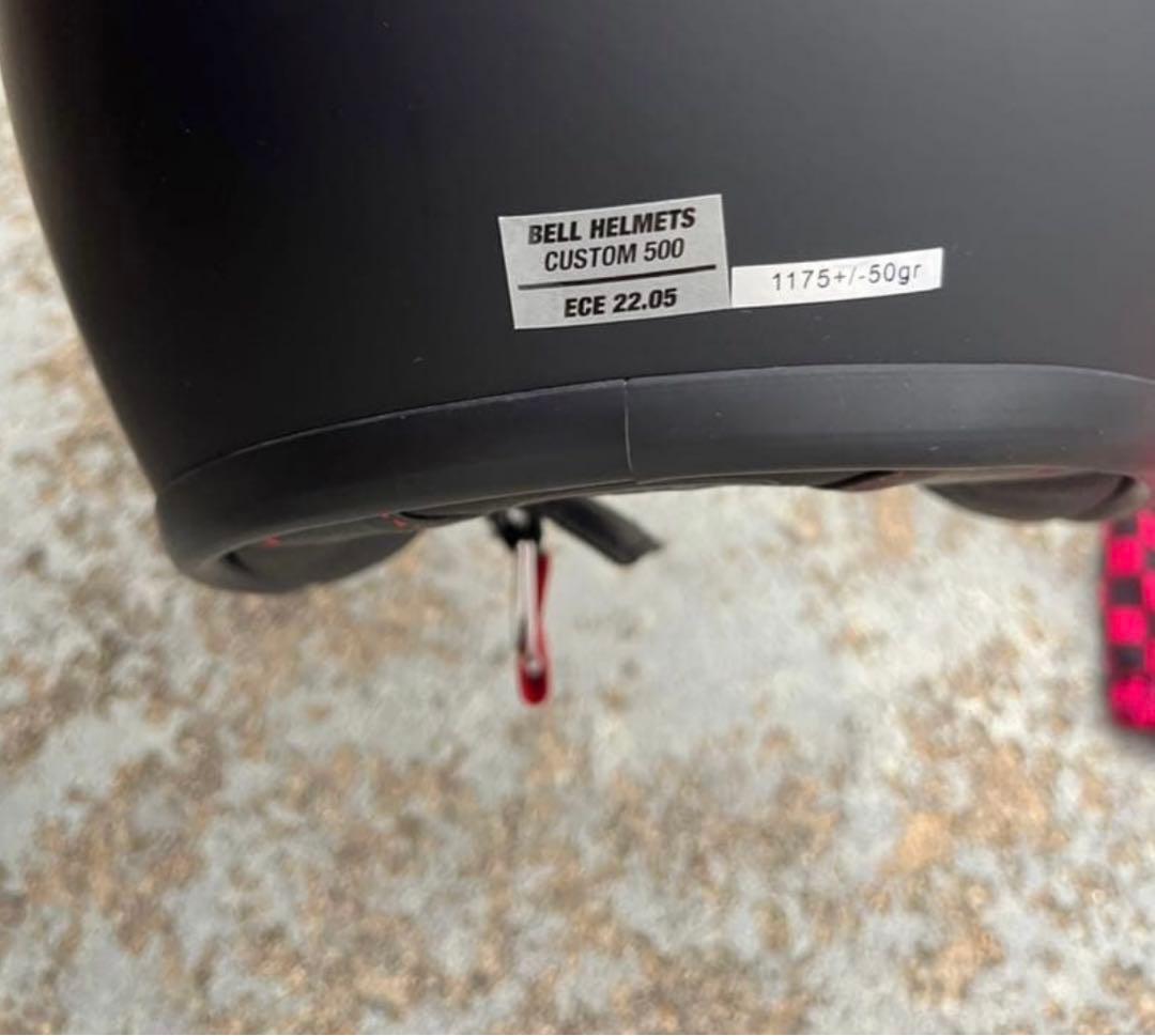 BELL ジェットヘルメット マットブラック バイク用 傷あり 現状品