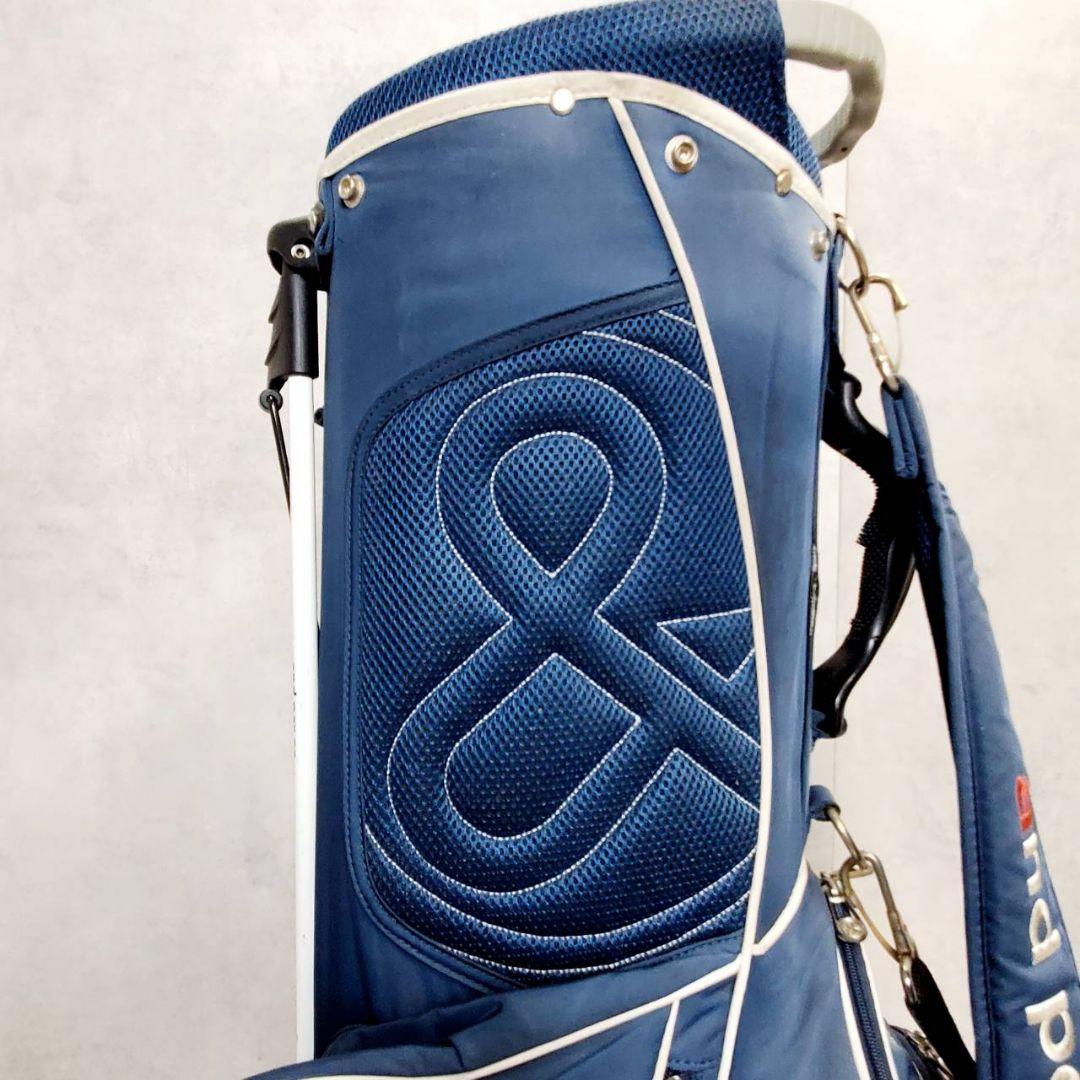 and per se アンパスィ スタンド キャディバッグ ネイビー フード無し