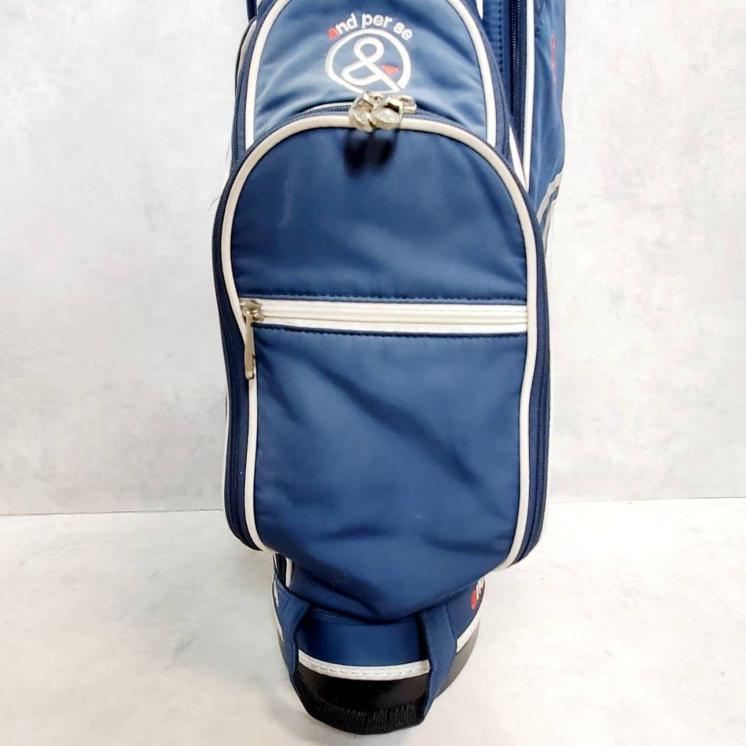 and per se アンパスィ スタンド キャディバッグ ネイビー フード無し