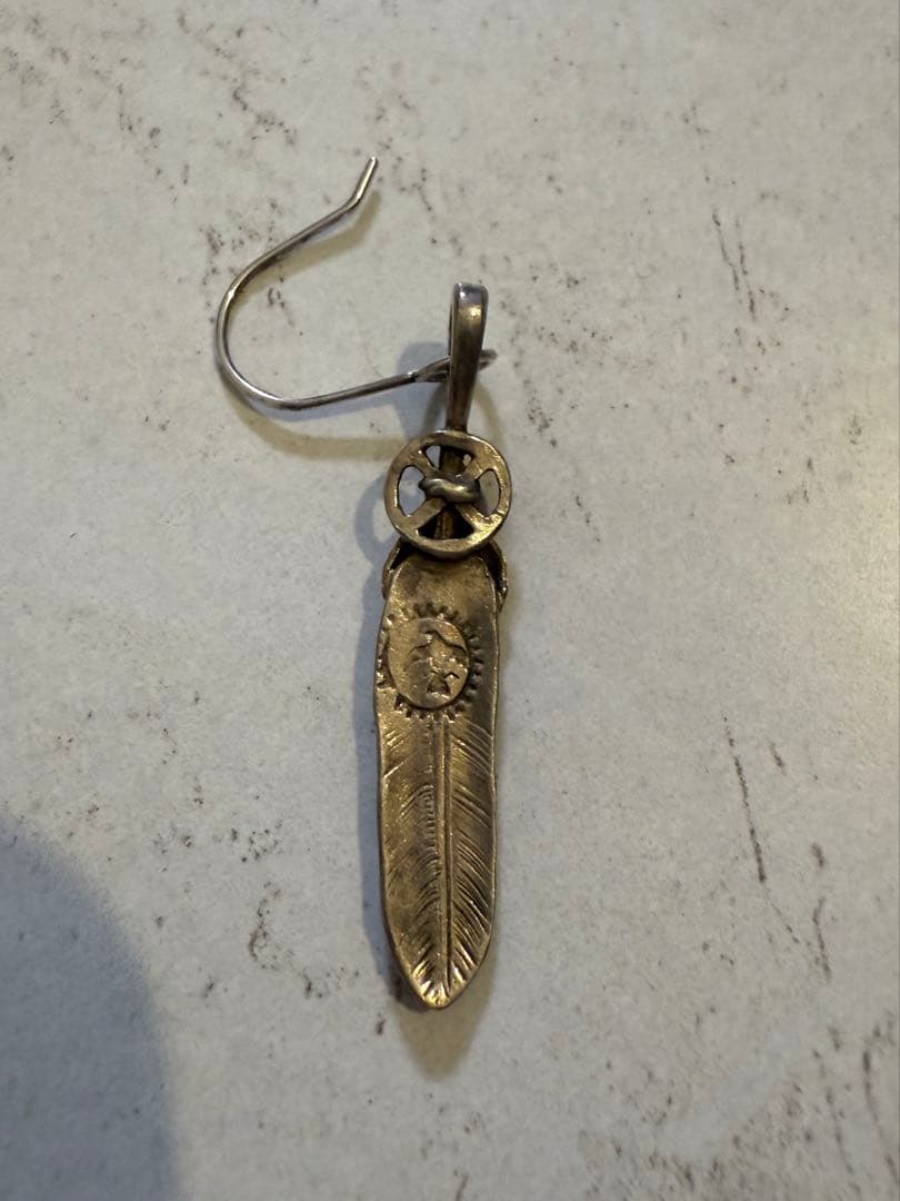 ゴローズ　片耳用　ピアス　ハートホイール