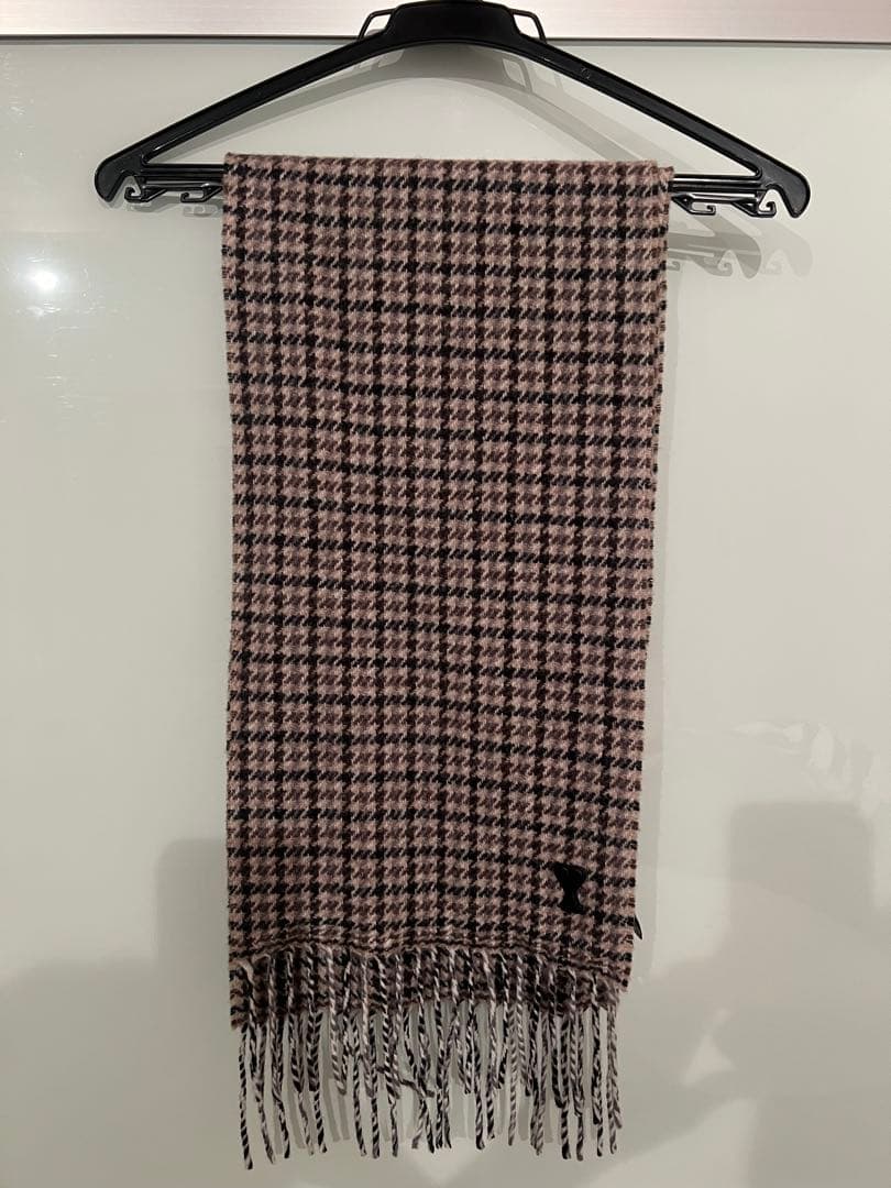 ami チェック柄 マフラー