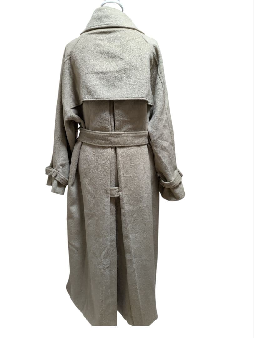 cara by katrin tokyo ビジューボタンメルトントレンチコート