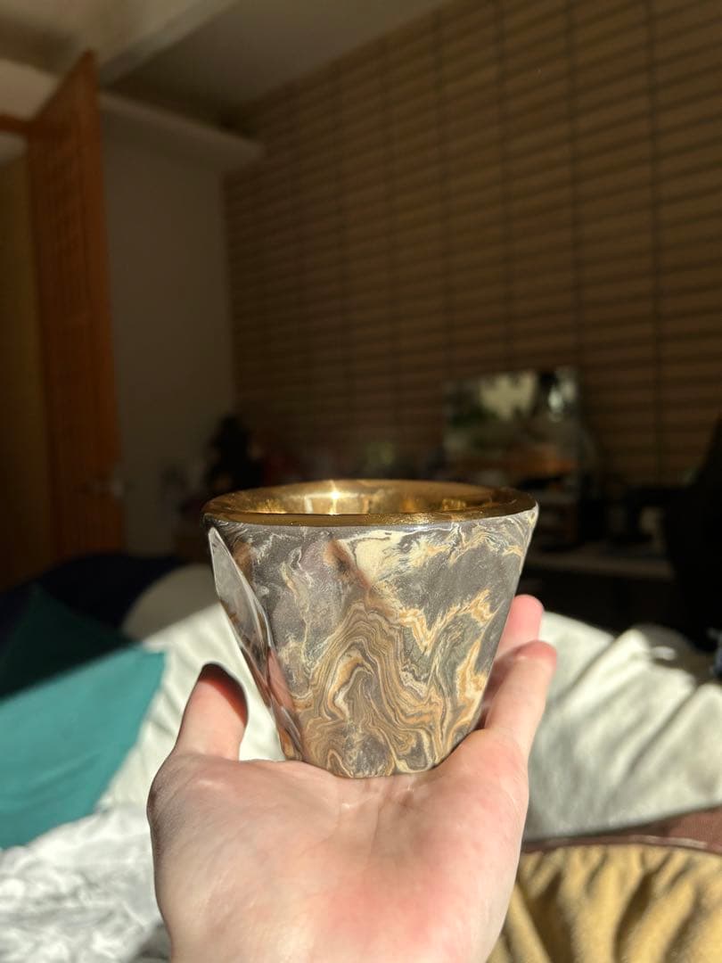 今村能章　キングカップ×2 エスプレッソカップ×1 egg×1 レザーケース付き