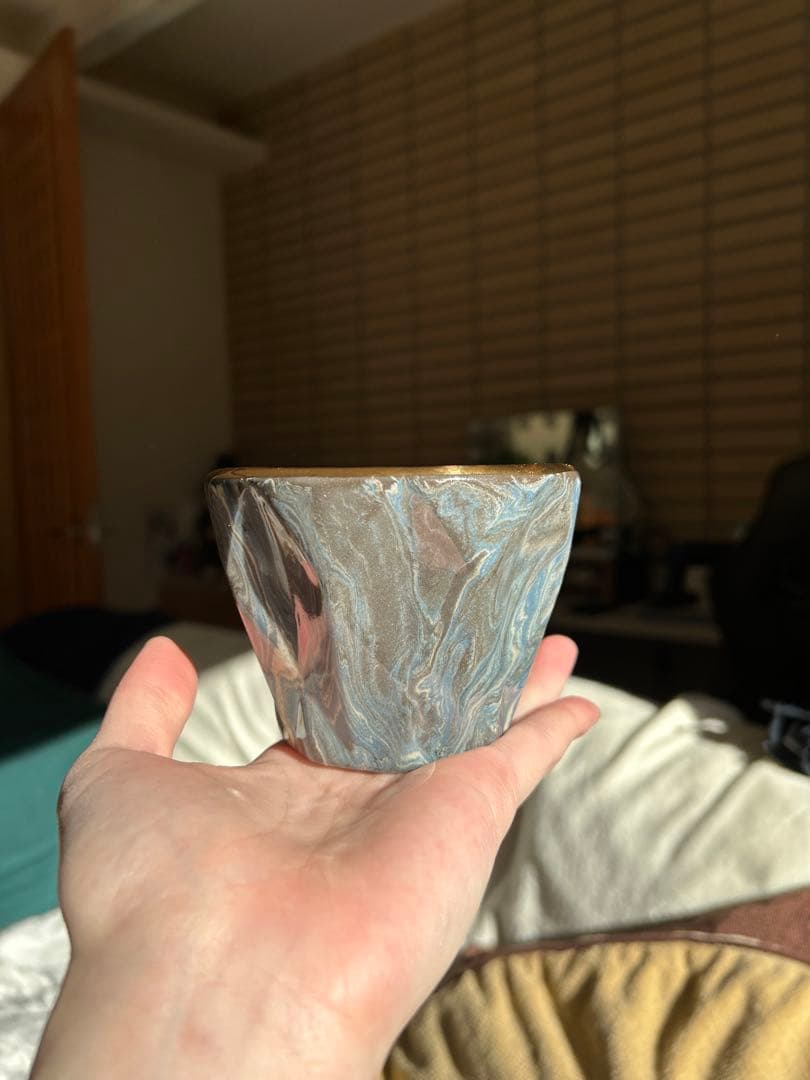 今村能章　キングカップ×2 エスプレッソカップ×1 egg×1 レザーケース付き