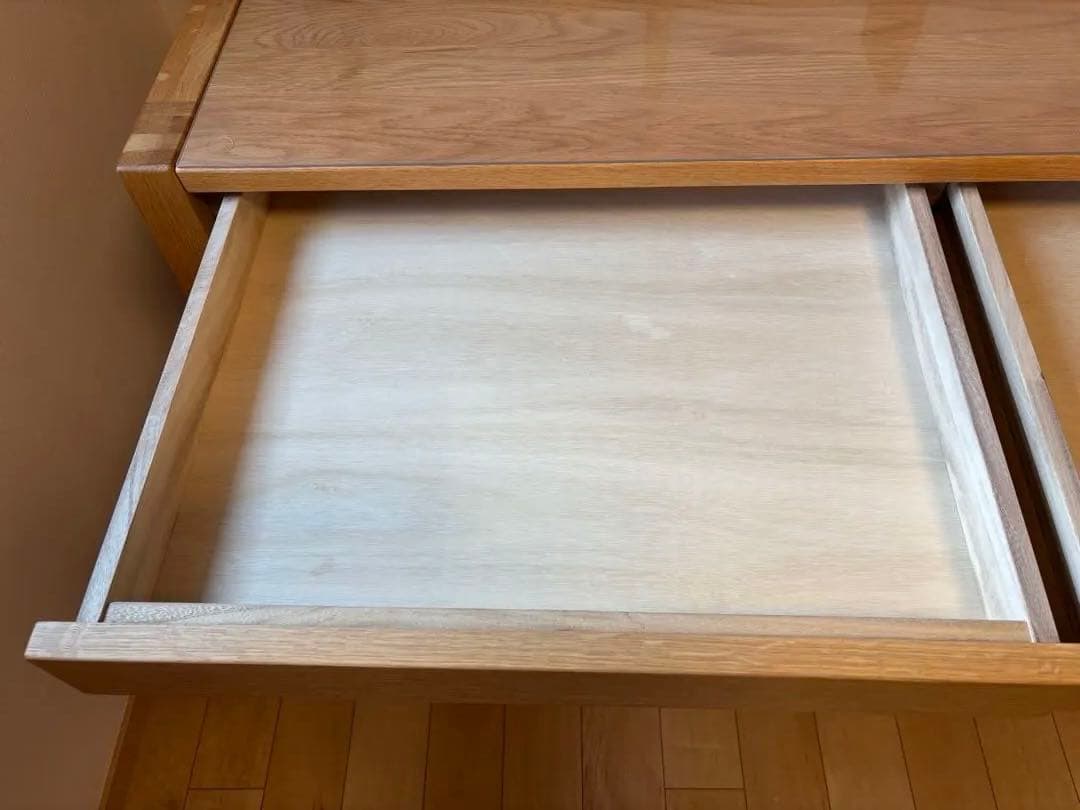 新品アクタス学習机 送料無料 フォピッシュ4点セット オーク無垢デスク11万相当