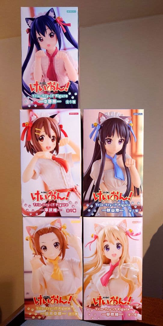 けいおん! フィギュア 5体セット　未開封品