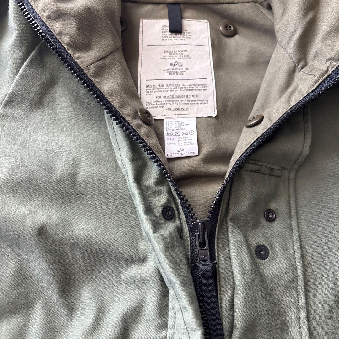 90s ALPHA INDUSTRIES コールドウェザーパーカーUSA製