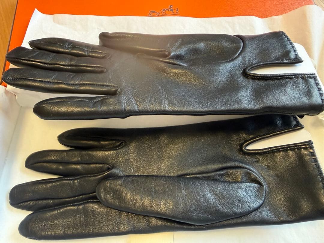 最終値下げ　エルメスHERMES レザー手袋 ソヤ　新品未使用品